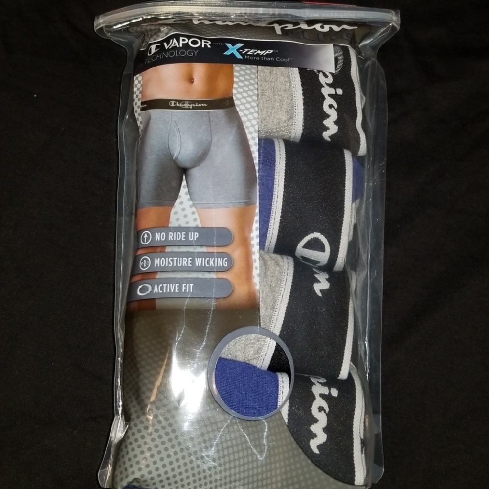 Champion 4 Boxer Briefs